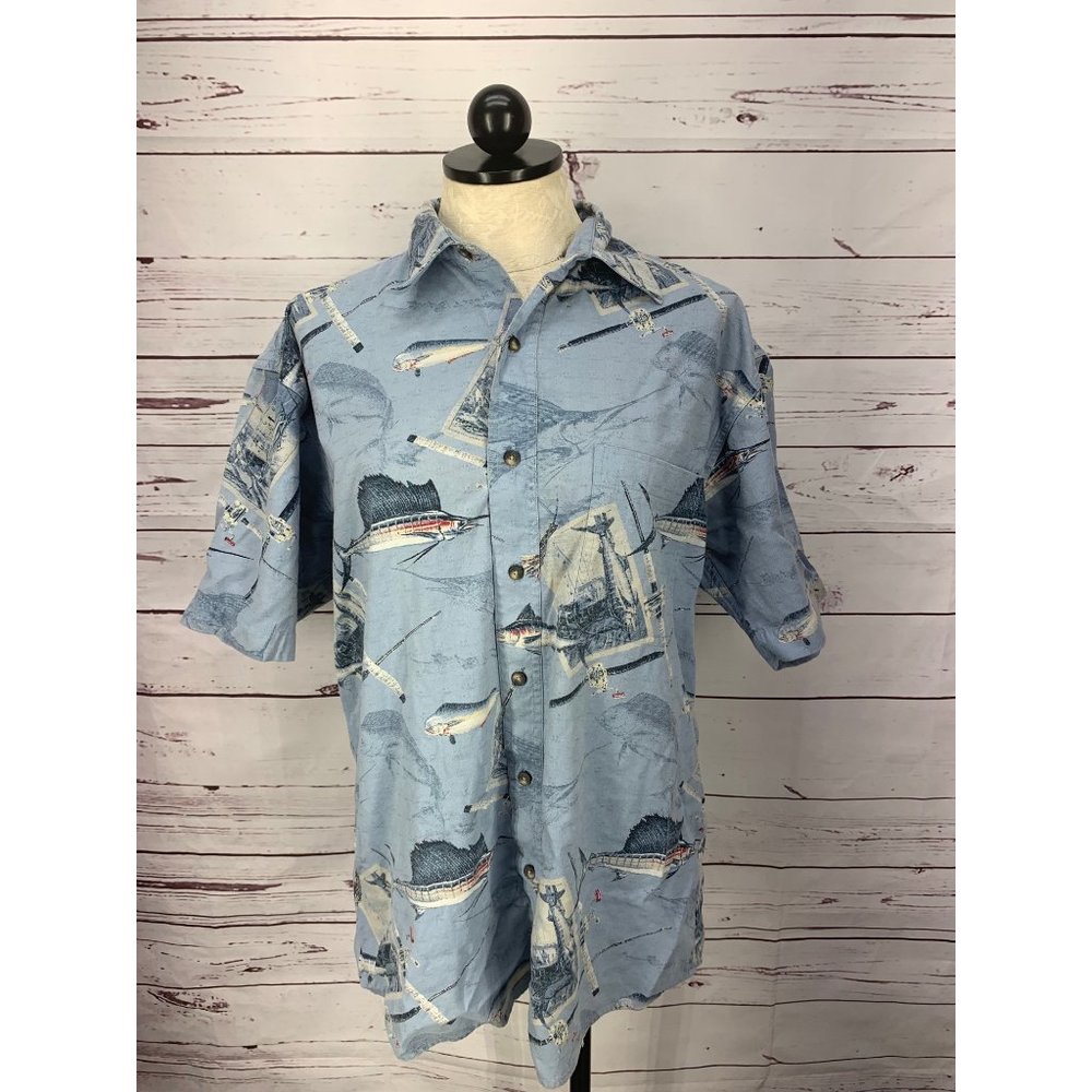 World Wide Sportsman Fish and‎ Boat Button Up